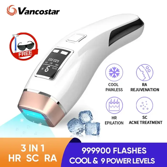 Vancostar-Épilateur laser 4 en 1