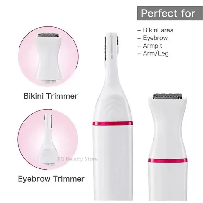 Épilateur électrique 5 en 1 pour femmes, épilateur multifonction, rasoir pour sourcils, aisselles, Bikini, jambes