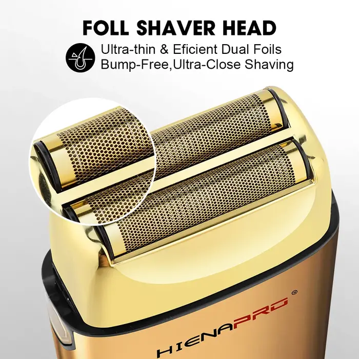 HIENA machine à raser hommes rasoir électrique tondeuse à cheveux boîtier en métal Rechargeable Pro
