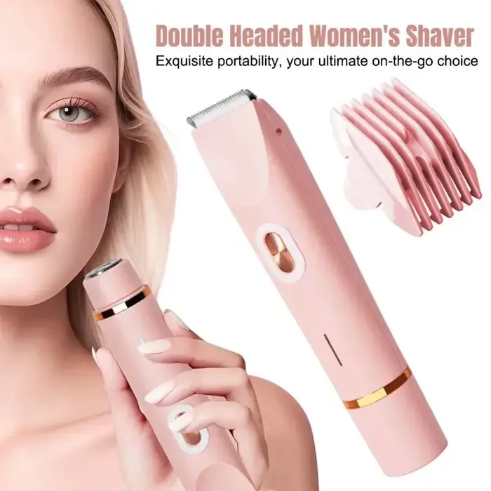 Épilateur électrique Double tête 2 en 1 pour jambe de Bikini