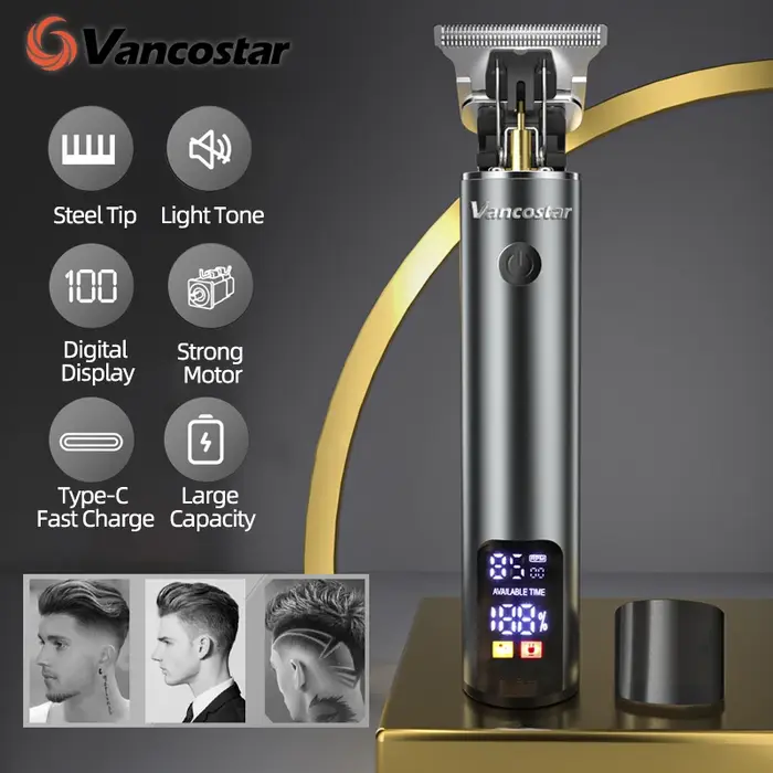 Tondeuse à cheveux électrique aste pour hommes