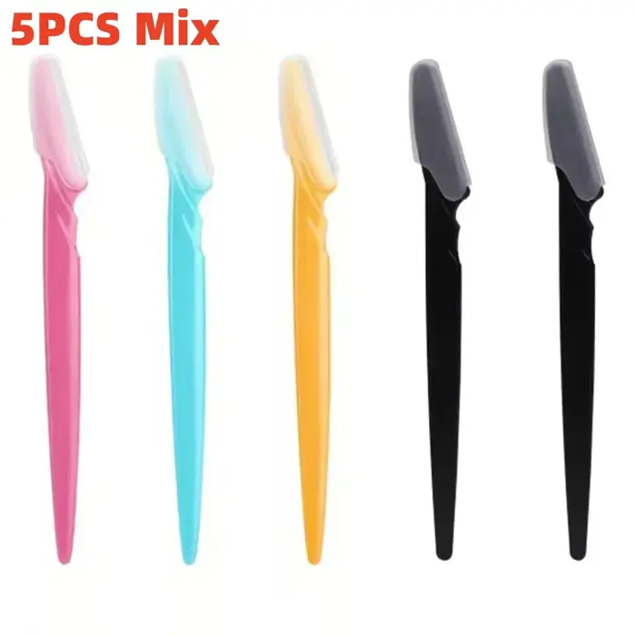 10/40 pièces rasoir de sourcils lame de visage rasoir Portable épilation des sourcils épilation sécurité sourcil coupe femme outils de maquillage