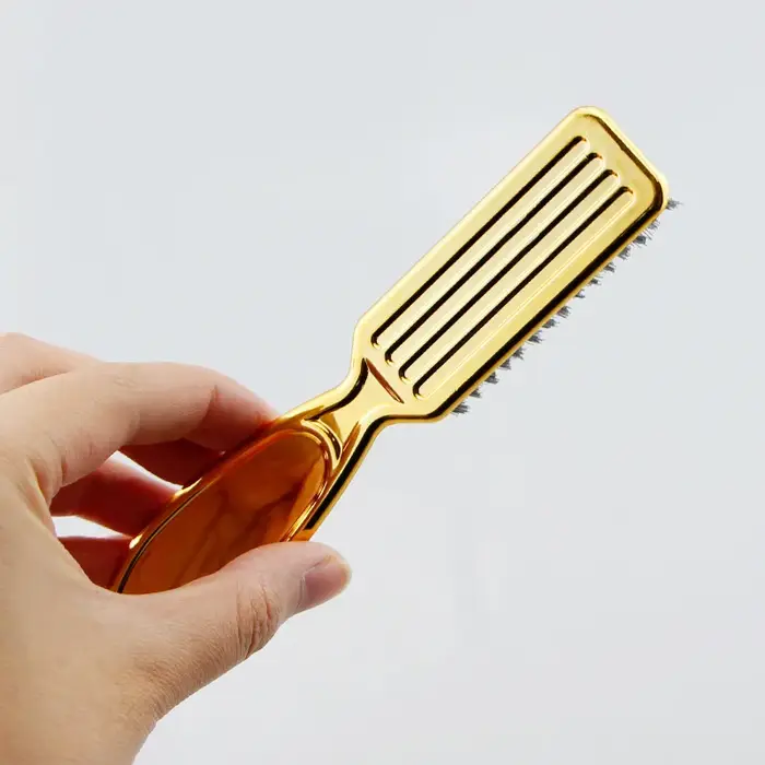 Six couleurs petite barbe style brosse Logo professionnel rasage barbe brosse barbier Vintage huile