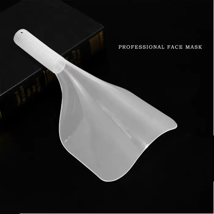 Bouclier facial en plastique transparent pour barbier