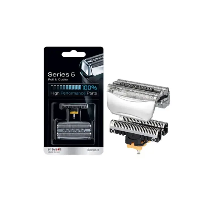 Tête de coupe de rechange en aluminium argenté 51s