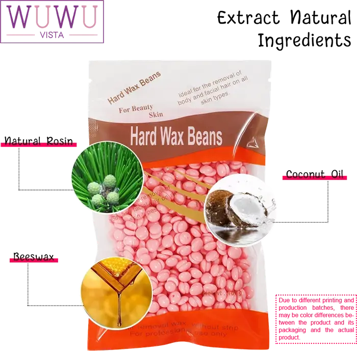 WUWUVISTA 100g/3.52oz cire chaude épilation
