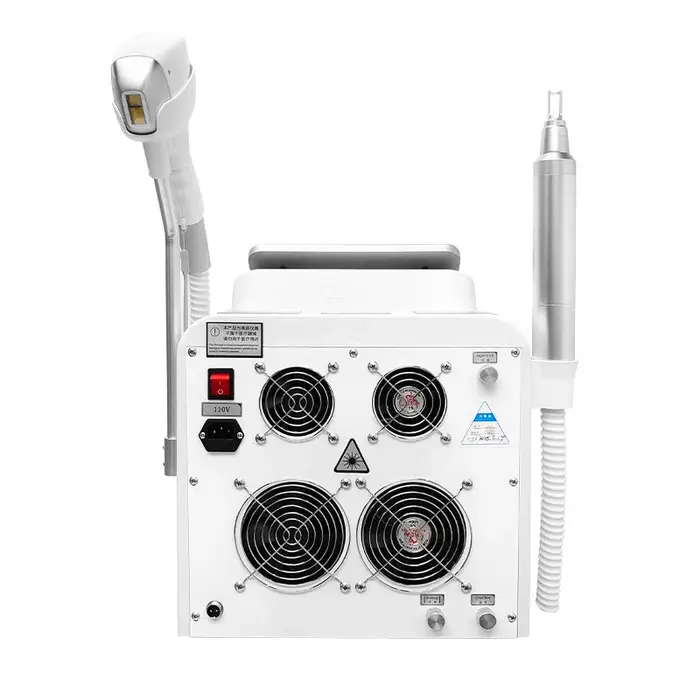 Machine professionnelle 2-en-1 pour l'épilation au laser diode et le détatouage