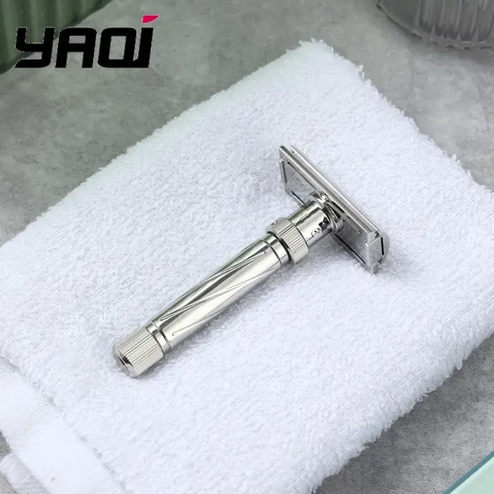 Rasoir de sécurité réglable en acier inoxydable pour homme Yaqi Ultima - Expérience de rasage confortable