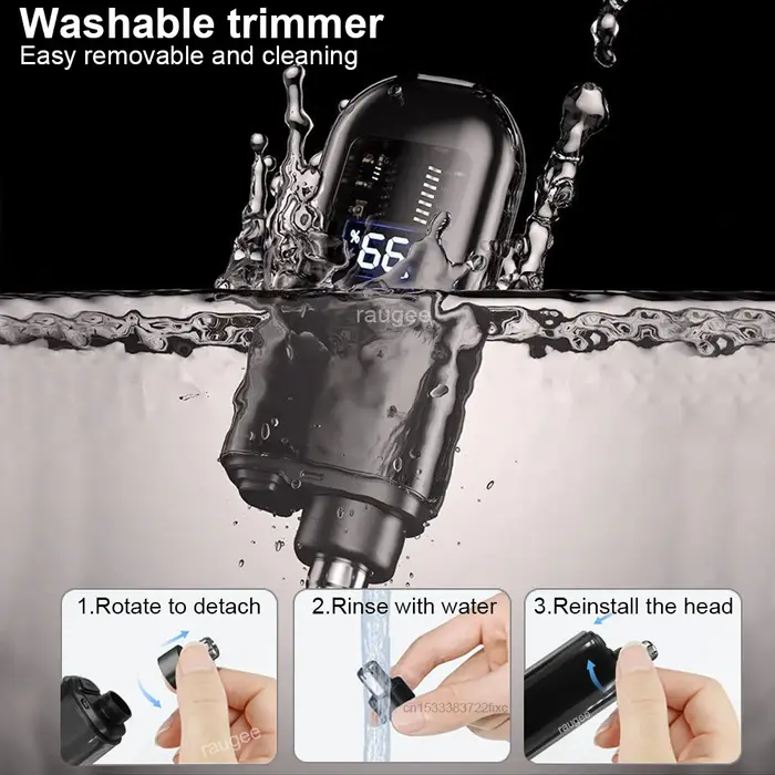 Tondeuse nez pour hommes Portable Mini nez épilateur USB Rechargeable nez et oreilles