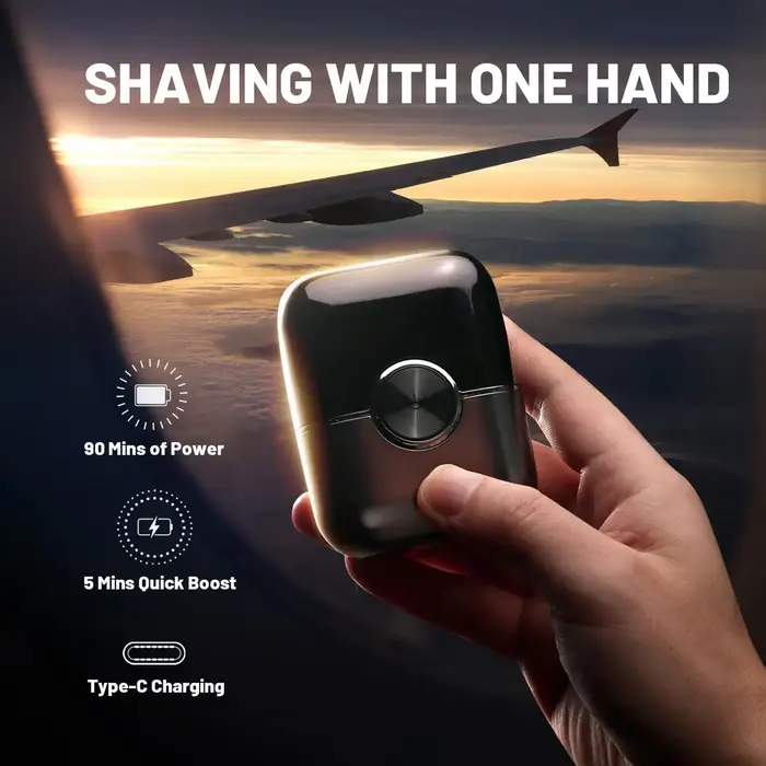 Sweker rasoir électrique pour hommes 4 lames tête flottante feuille