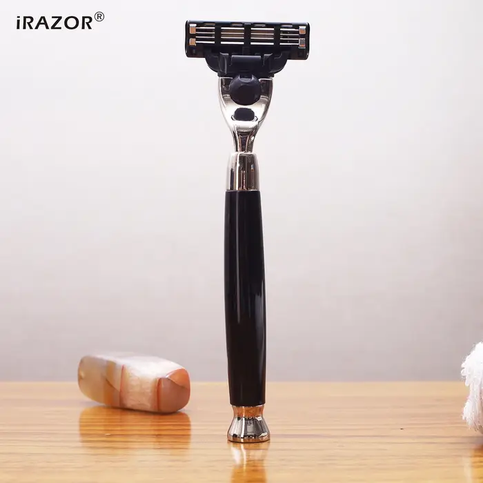 iRAZOR classique manuel Mach 3 lame rasoir-visage barbe outil de rasage pour hommes femmes corps épi