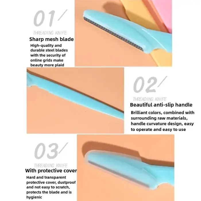 Rasoir à sourcils et rasoir Facial pour femmes