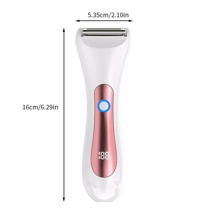 Rasoir électrique étanche pour femmes, rasoir électrique Portable humide et sec, avec tête à trois l
