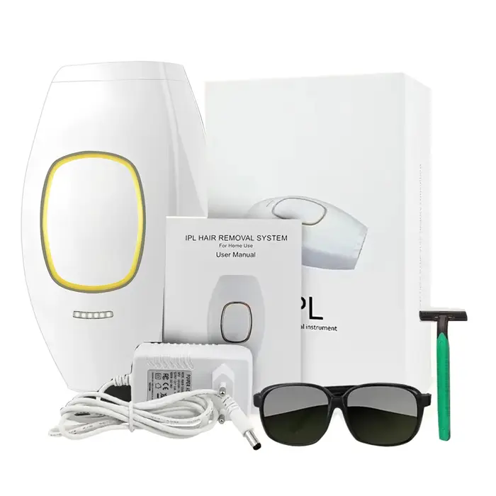 Épilateur Laser Électrique Sans Douleur, Appareil d'Épilation IPL à Impulsions pour la Maison, Rasoi