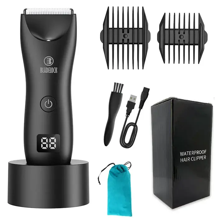 Épilation pubienne intime pour hommes tondeuse électrique d'aine rasoir masculin pour des zones sens