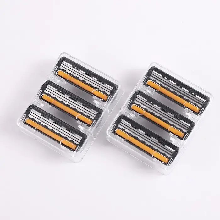 Rasoir à trois couches pour hommes, rasoir réutilisable, lame importée, multi-outils, changement de tête, tout nouveau design
