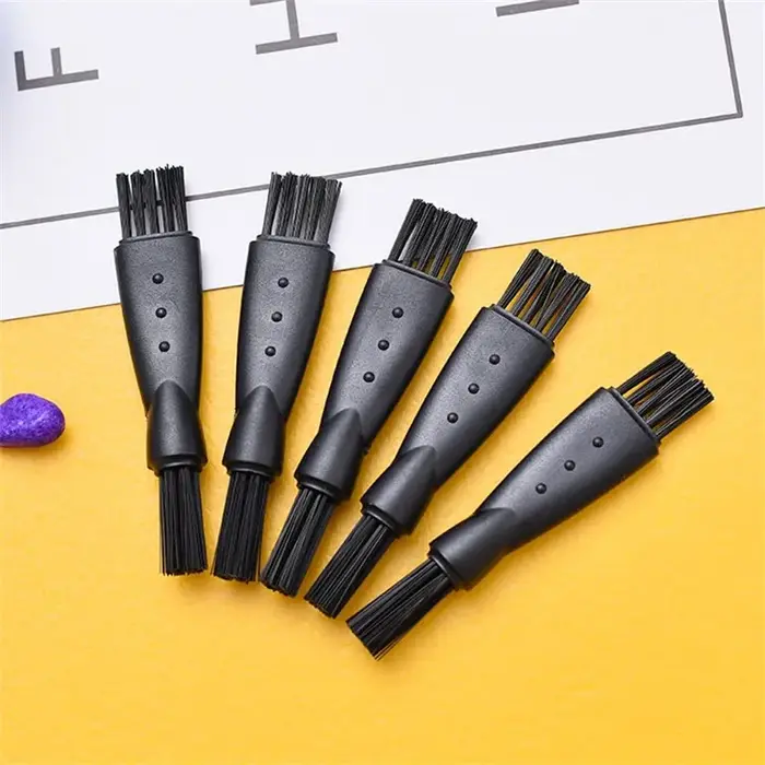 5 pièces rasoir électrique cisaillement nettoyage petite brosse moulin à café Nylon doux cheveux