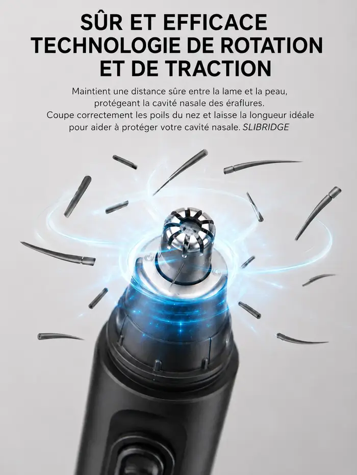 Tondeuse à poils de nez électrique rechargeable, rasoir pour hommes, tondeuse à poils de nez pour femmes, tondeuse à poils d'oreilles avec écran numérique