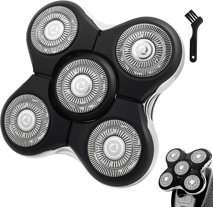 Têtes de rechange RX5 compatibles avec les rasoirs, lames de rasoir lavables pour rasage humide et s