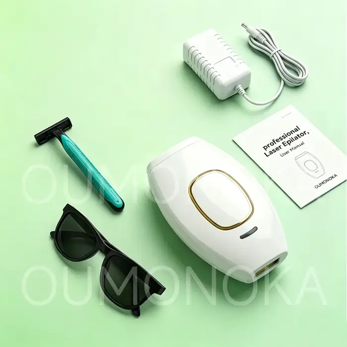 Épilateur laser permanent IPL pour femmes, rasoir de beauté pour la zone du bikini, massage facial,