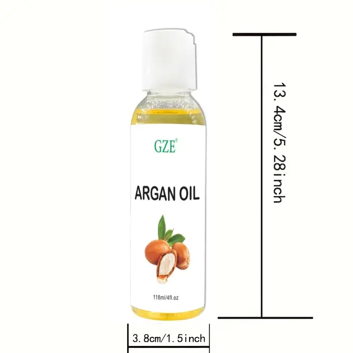 GZE Huile d'argan marocaine biologique Hydratant pur pressé à froid vierge de qualité supérieure pou