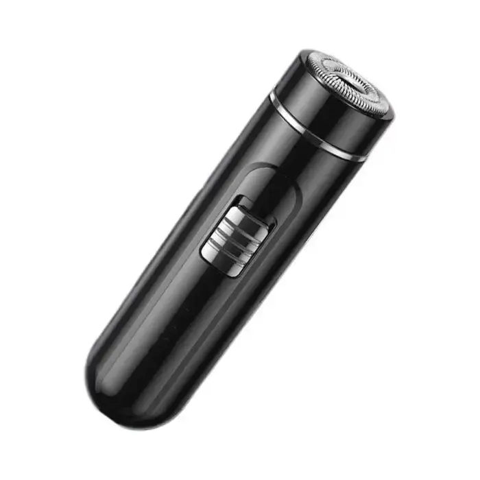 Rasoir électrique compact pour homme, aste par USB, support et séchage, utilisation facile à un bout