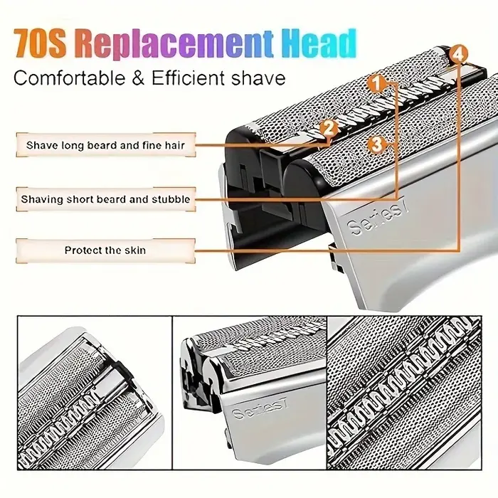 Têtes de rasoir électriques de remplacement pour rasoir Braun Series 7 70B 70S 720S 790CC 760CC 765CC 795CC 730 9565 750CC 9585 9591 7840S