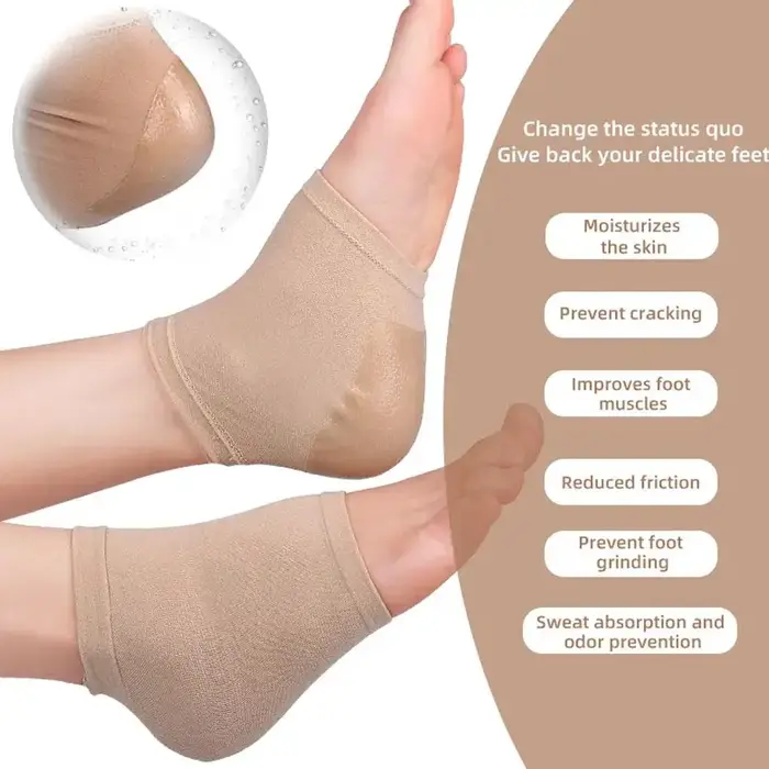 Chaussettes à talons pour fasciite plantaire