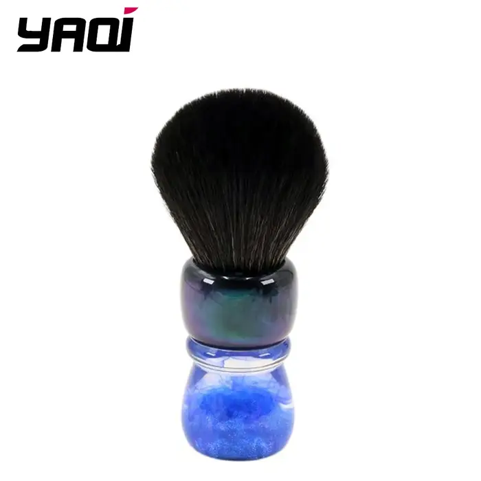 YAQI OCEAN-Poils synthétiques avec manche en résine, 28mm, brosse de rasage pour hommes