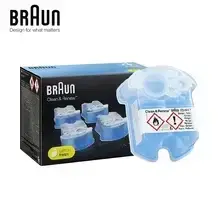 Braun CCR4 Clean Renew cartouches de recharge citron frais remplacement rasoir nettoyant