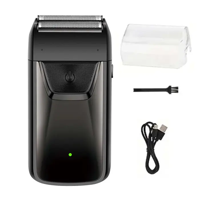 Rasoir électrique professionnel pour hommes, rasoir à double grille rechargeable pour la maison, cad