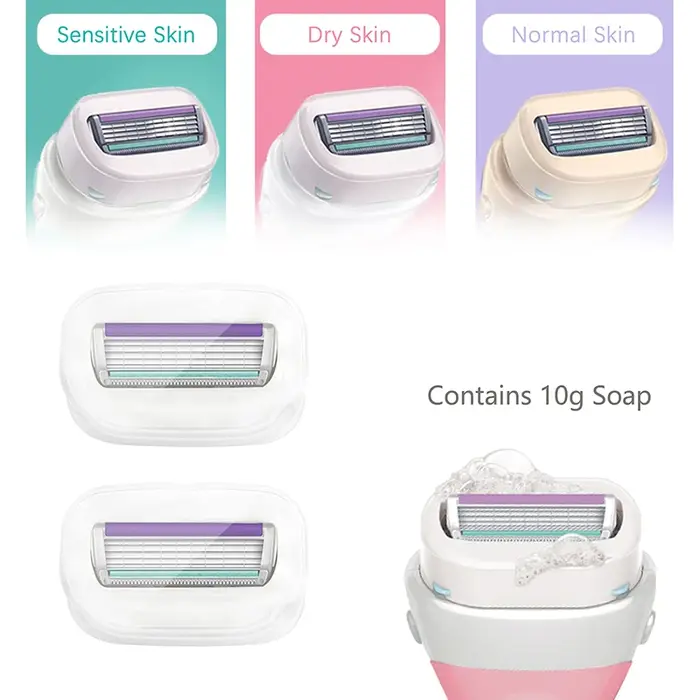 Schick – lames sécurisées pour le rasage des cheveux des femmes