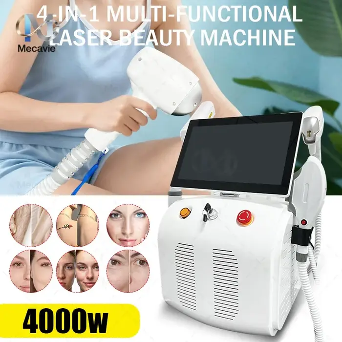Appareil d'épilation laser diode 4 ondes 5000W 2026 pour salon commercial