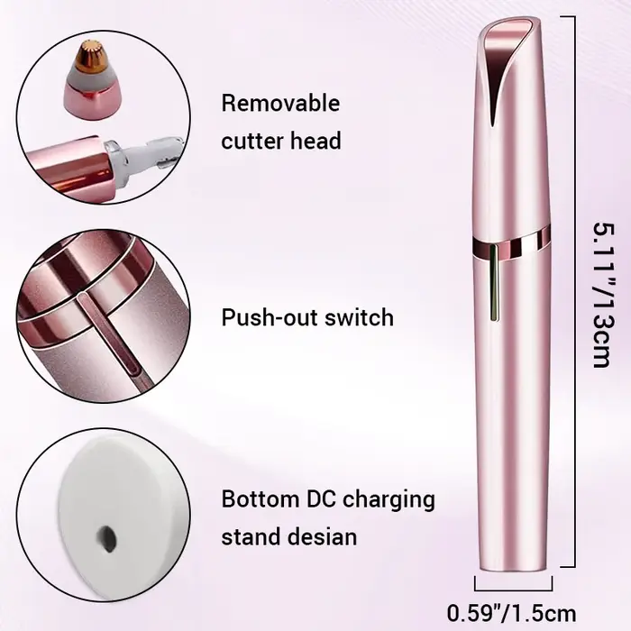 Rasoir de sourcils électrique sécurité épilation