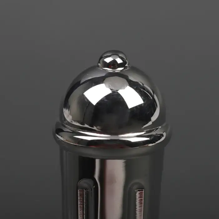 Yaqi-Poignée de rasoir de sécurité en acier inoxydable poli pour homme, larme