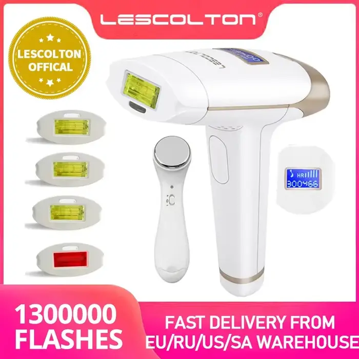 Lescolton – Épilateur IPL laser avec affichage LCD
