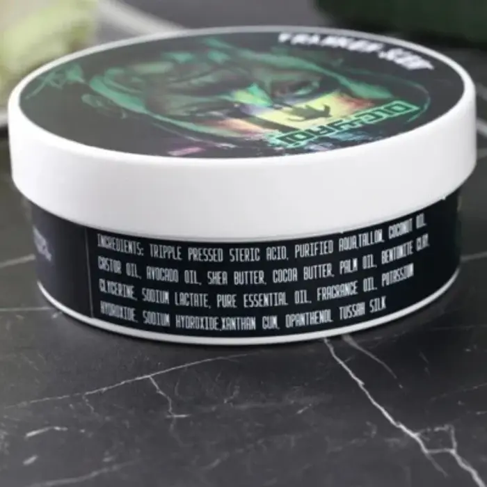 NOUVEAU Savon à raser artisanal YAQI Franken Scent 170g pour hommes - Hydratation longue durée pour le soin du visage et un rasage en douceur