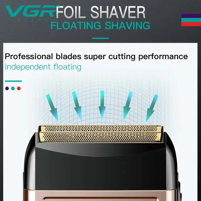 VGR rasoir rasoir électrique tondeuse à cheveux alternative Machine de découpe de barbe professionnelle Machine de rasage Portable pour hommes V-331