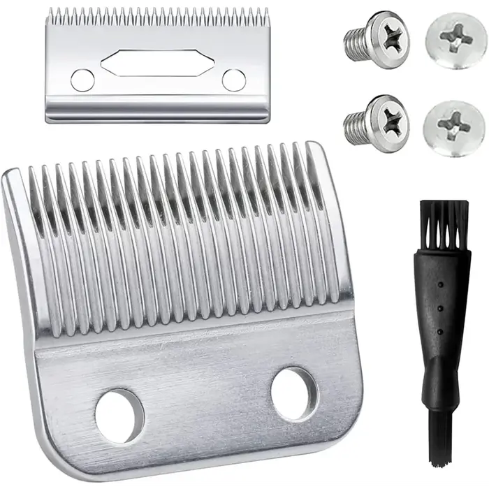 Lames de pièces de tondeuse à cheveux réglables à 2 trous de précision compatibles avec la tondeuse 