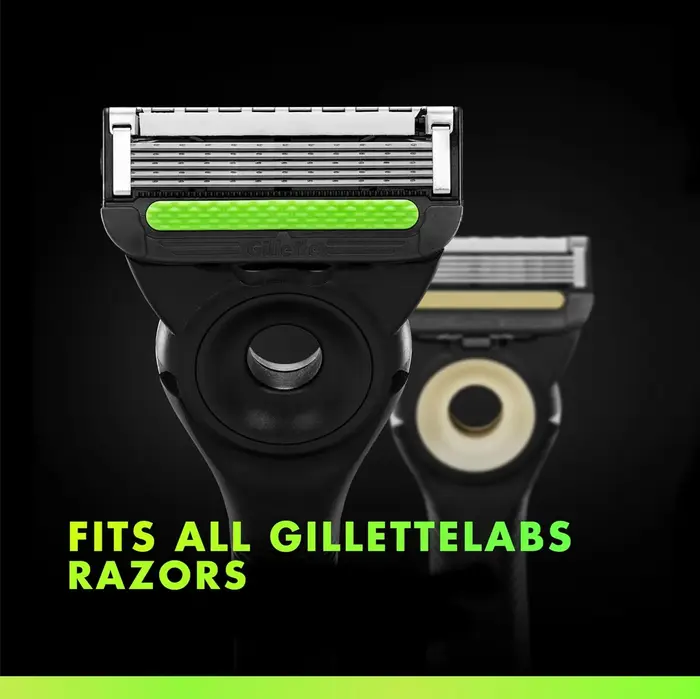 Lames de rasoir pour hommes Gillette Labs compatibles avec le rasoir Gillette Labs - 4/8 cartouches 