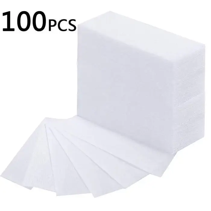 100 pièces jetable beauté épilation cire papier épaissi Non-tissé