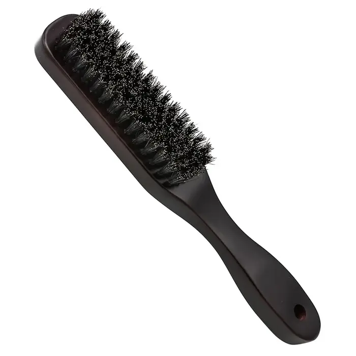 Manche en bois poils de sanglier barbe brosse outil de rasage