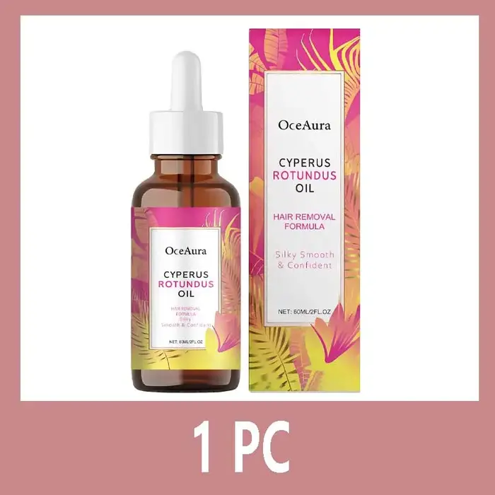 Huile de Cyperus Rotundus pour l'épilation, l'apaisement et le soin de la peau, hydrate les aisselle