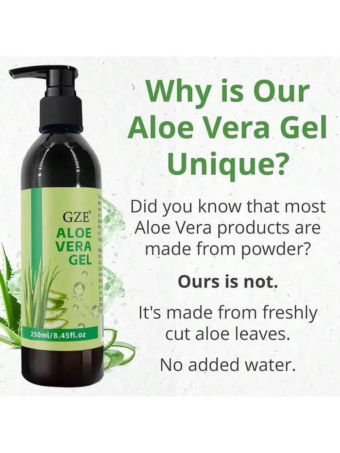 Le gel d'aloe vera GZE améliore la vitalité de la peau