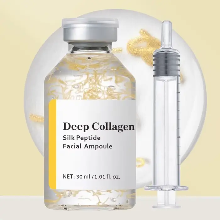 Ampoule de lifting intensif au peptide de soie | Sérum anti-âge pour le visage avec collagène et complexe de 30 peptides