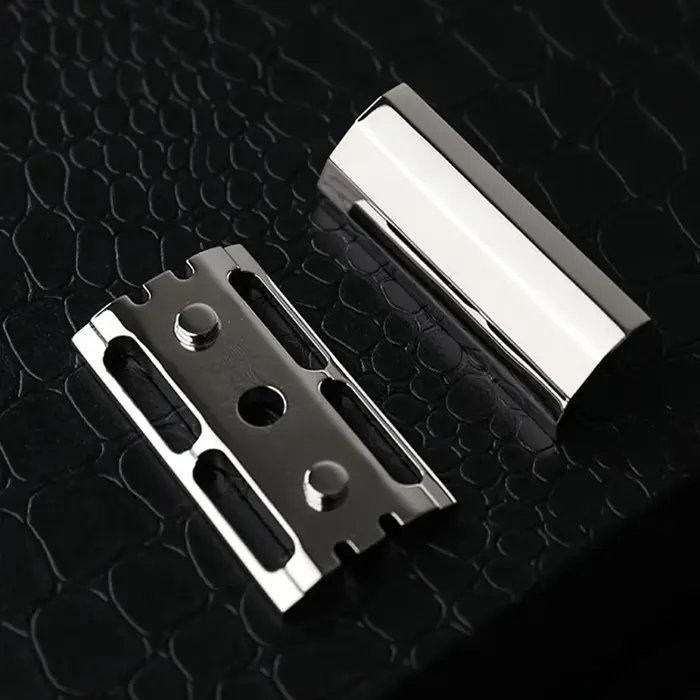 Tête de rasoir de sécurité à Double tranchant en acier inoxydable CNC 316L, accessoires de rasoir ma