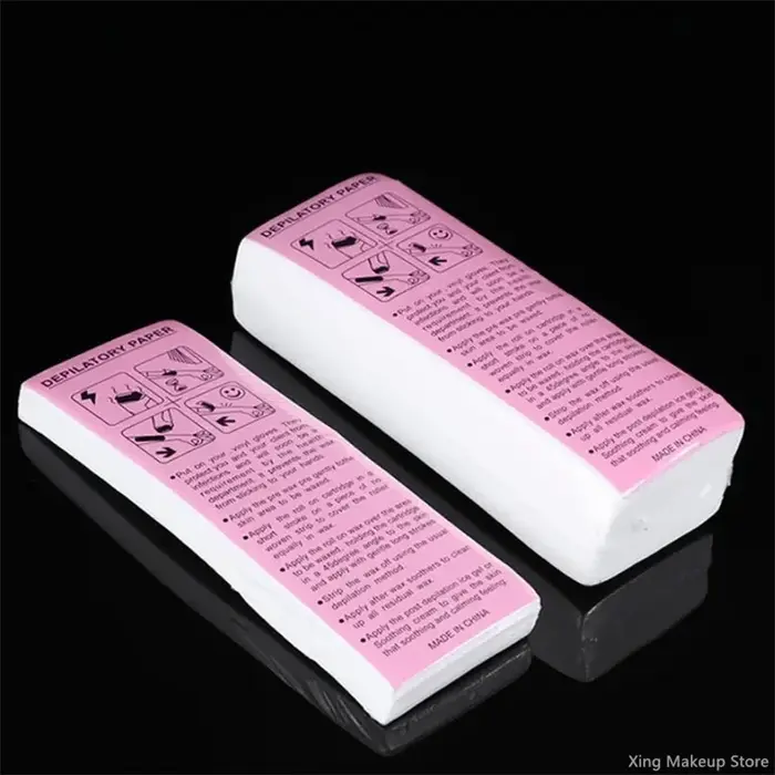 100/500/1000 pièces femmes hommes non-tissé épilation cire papier corps jambe bras épilation épilate