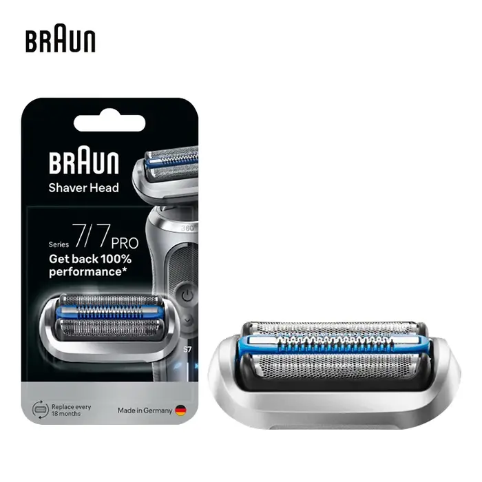 Rasoir électrique Braun S7 Pro+ avec lames flottantes, charge rapide, écran LED, rasoir électrique 7