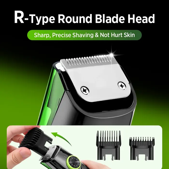 Tondeuse à barbe électrique sans fil pour hommes
