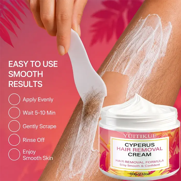 Crème dépilatoire naturelle au Cyperus 60g